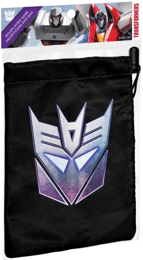 Transformers RPG Decepticon Dice Bag image 0